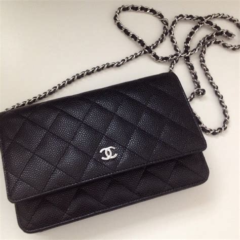 black and white chanel wallet|chanel wallet cost.